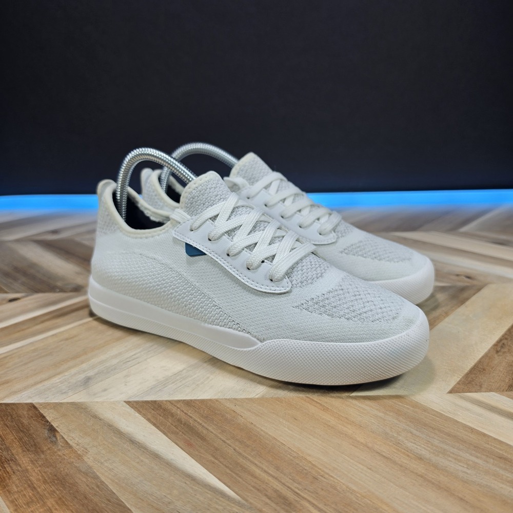 Vessi Weekend Classic 1.5 Waterproof Knit Sneakers Marble White Women's Size 8